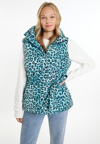 MYMO Vest in Blue: front