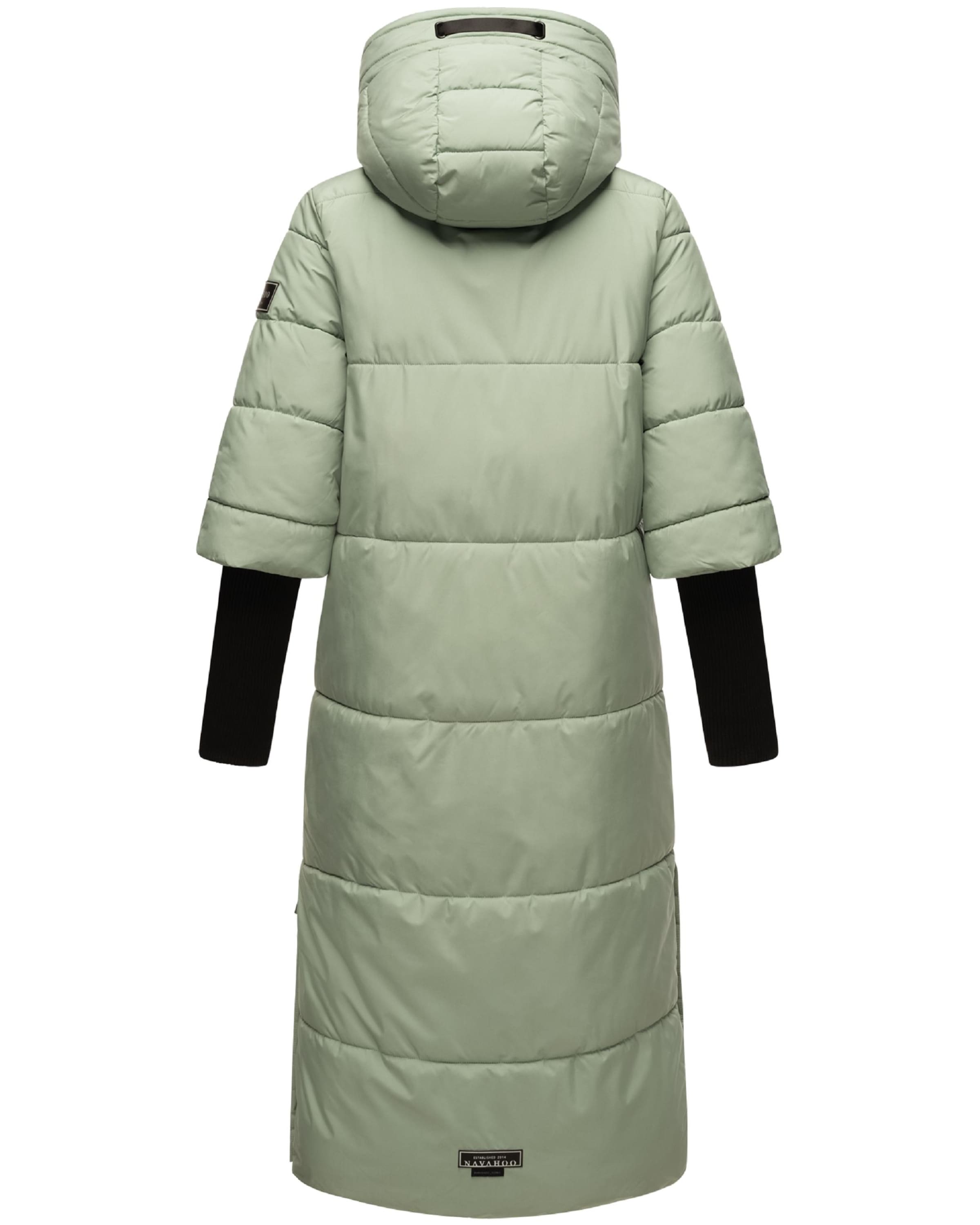 NAVAHOO Wintermantel 'Ciao Miau XIV' in Grün