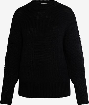 Pull-over Usha en noir : devant