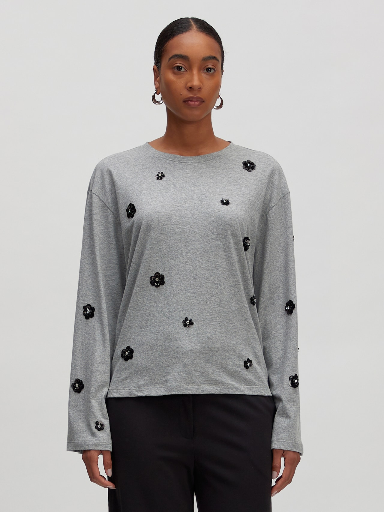 EDITED Producten Shirt 'Rosiel' Grijs