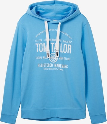 TOM TAILORSweater majica - plava boja: prednji dio