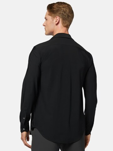 Boggi Milano Slim fit Button Up Shirt in Black