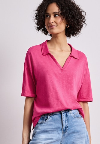 STREET ONE Shirt in Pink: front