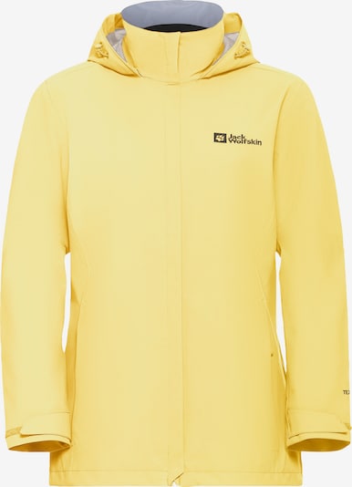 JACK WOLFSKIN Outdoorjacke in gelb / schwarz, Produktansicht