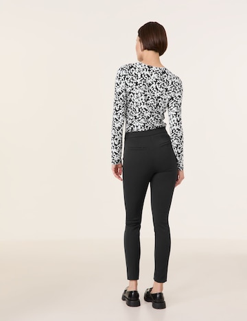 TAIFUN Slimfit Hose in Schwarz