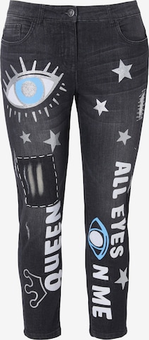 Angel of Style Jeans in Schwarz: Vorderseite