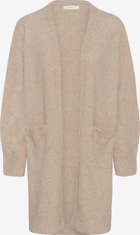 Cardigan oversize 'Guni' InWear en beige : devant