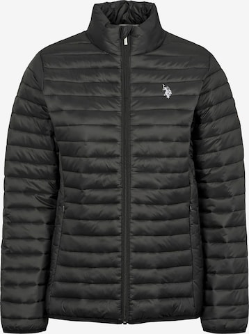 U.S. POLO ASSN. Overgangsjakke 'Joy' i sort: forside