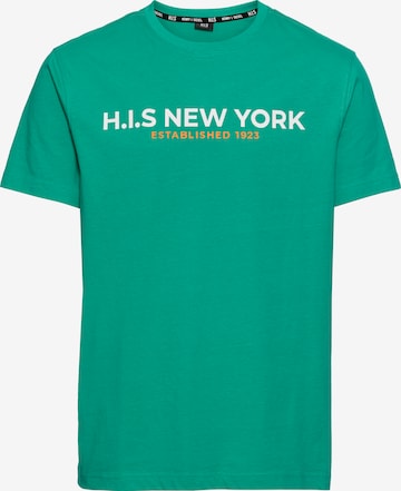H.I.S Shirt in Grün: Vorderseite