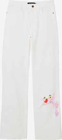 Wide leg Jeans 'Panther' di Desigual in bianco: frontale