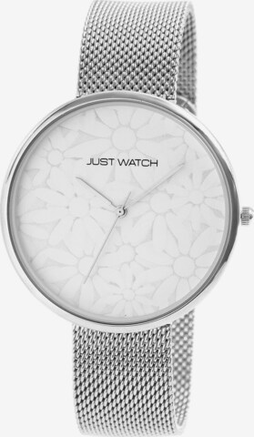 Just Watch Analog Watch 'mit Milanaisearmband' in Silver: front