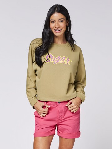 CHIEMSEE Sweatshirt in Beige: front