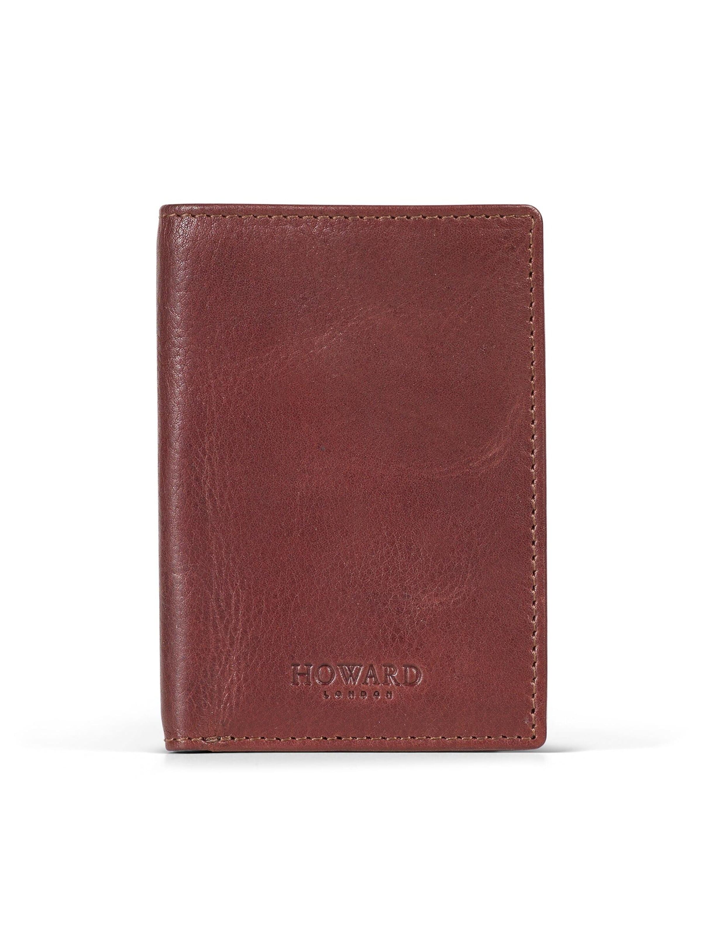 Porte-monnaies 'Howard Wallet Mark Brown' Howard London en marron : devant