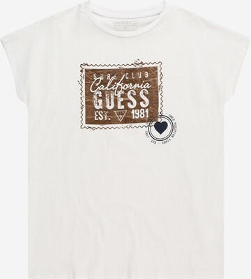 Maglietta di GUESS in bianco: frontale