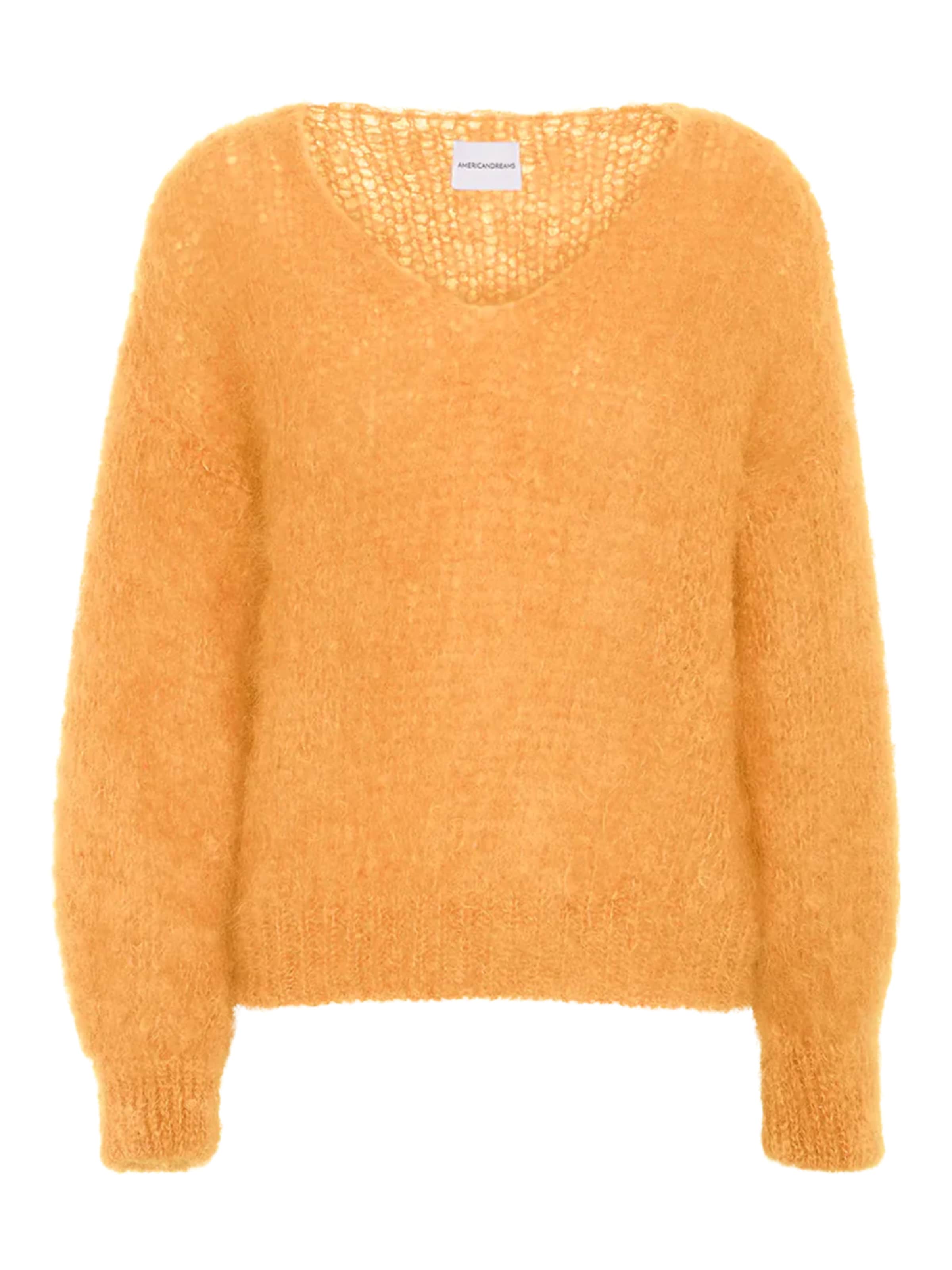americandreams Oversized sweater 'Milana Mohair' in Orange: front