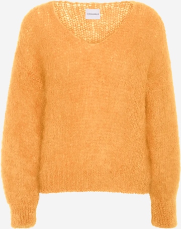 Pull-over oversize 'Milana Mohair' americandreams en orange : devant