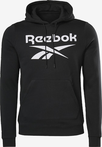 Reebok Sport Athletic Sweatshirt 'Identity' in Black: front