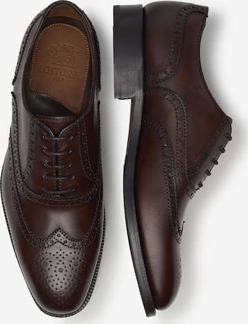 LOTTUSSE Lace-Up Shoes 'Preston' in Brown