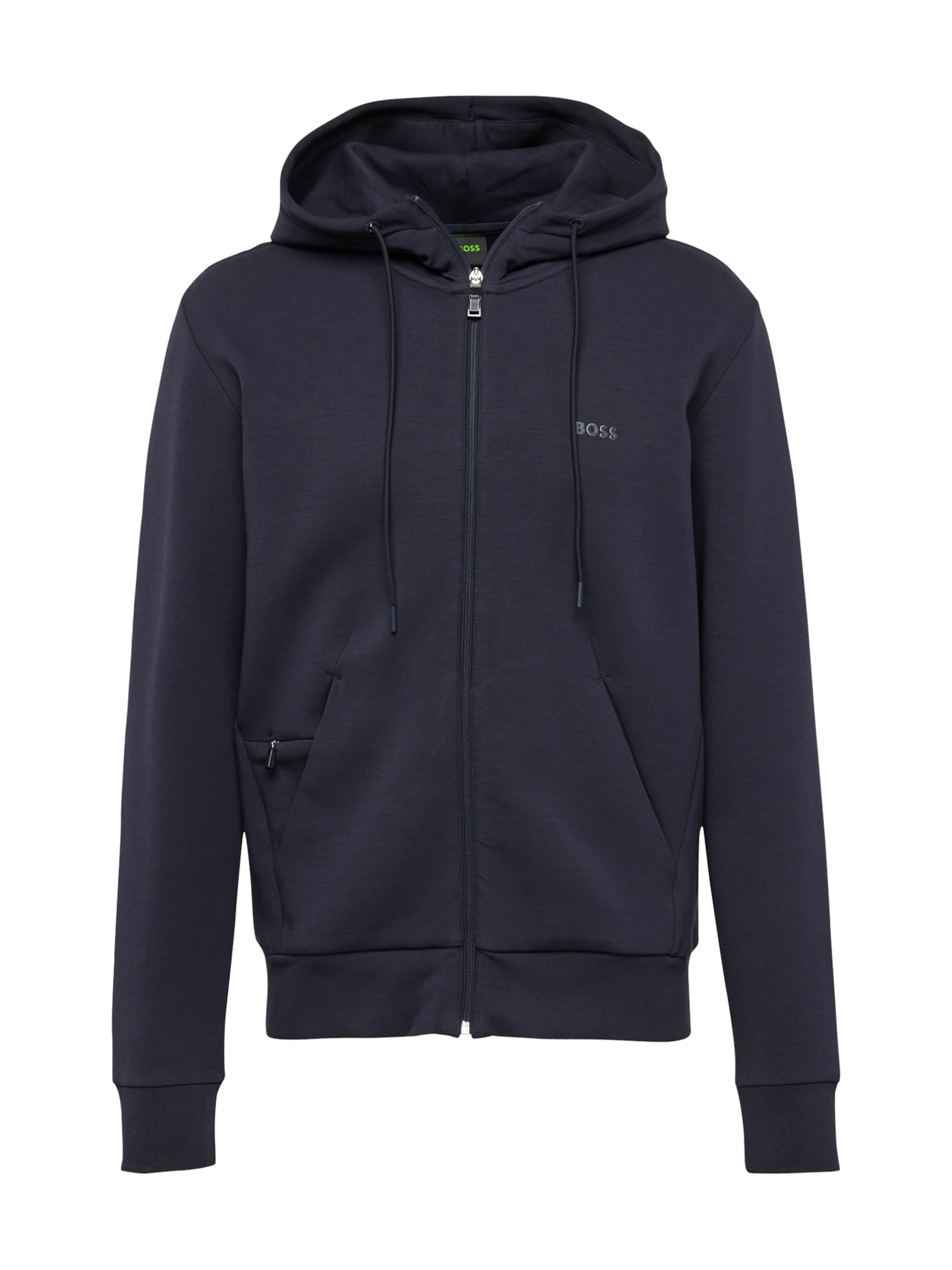 BOSS Кофта на молнии &#x27;Saggy&#x27; в Цвет морской волны, Обзор товара