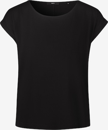 T-shirt zero en noir : devant