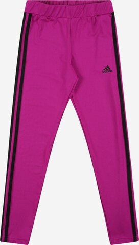 ADIDAS PERFORMANCE Skinny Sporthose in Lila: predná strana