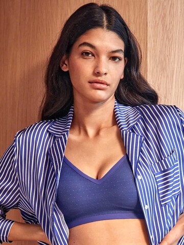 Push-up Reggiseno di Gisela in blu: frontale