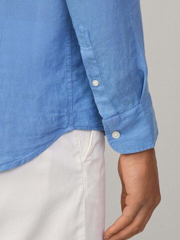 Hackett London Regular Fit Hemd 'Ess' in Blau