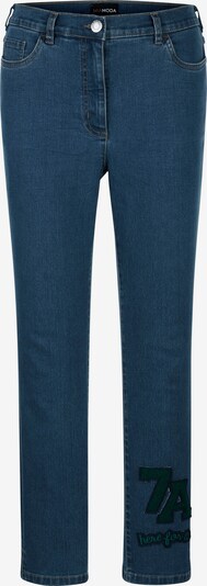 MIAMODA Jeans in dunkelblau / grün / schwarz, Produktansicht
