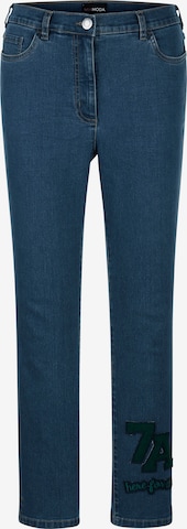 MIAMODA Regular Jeans in Blue: front