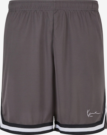 Karl Kani - Loosefit Calças 'Essential' em cinzento: frente