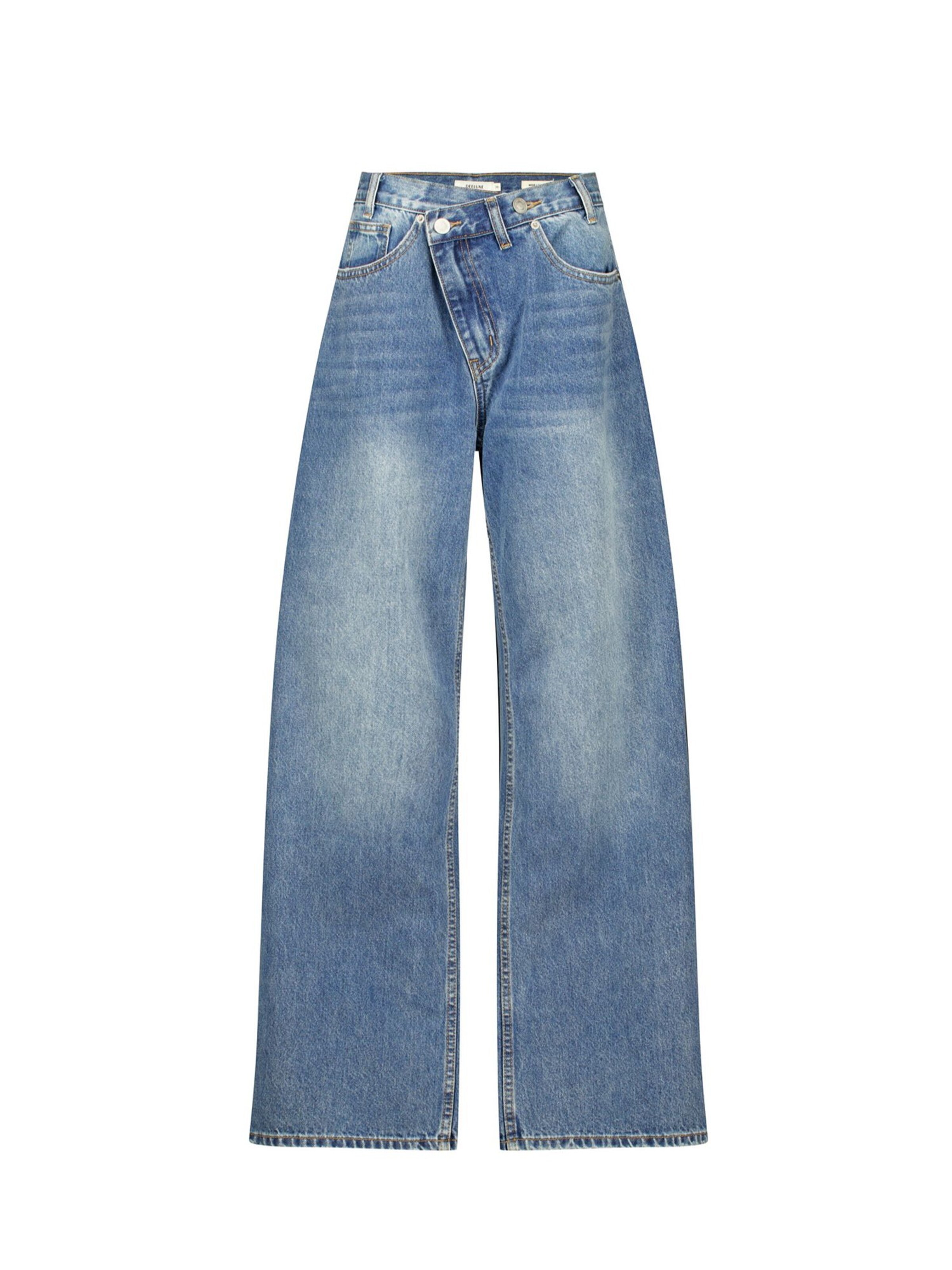 Deeluxe Loosefit Jeans in Blauw: voorkant