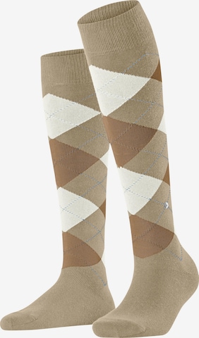 BURLINGTON Overknee Strümpfe 'Queen' in Beige: Vorderseite