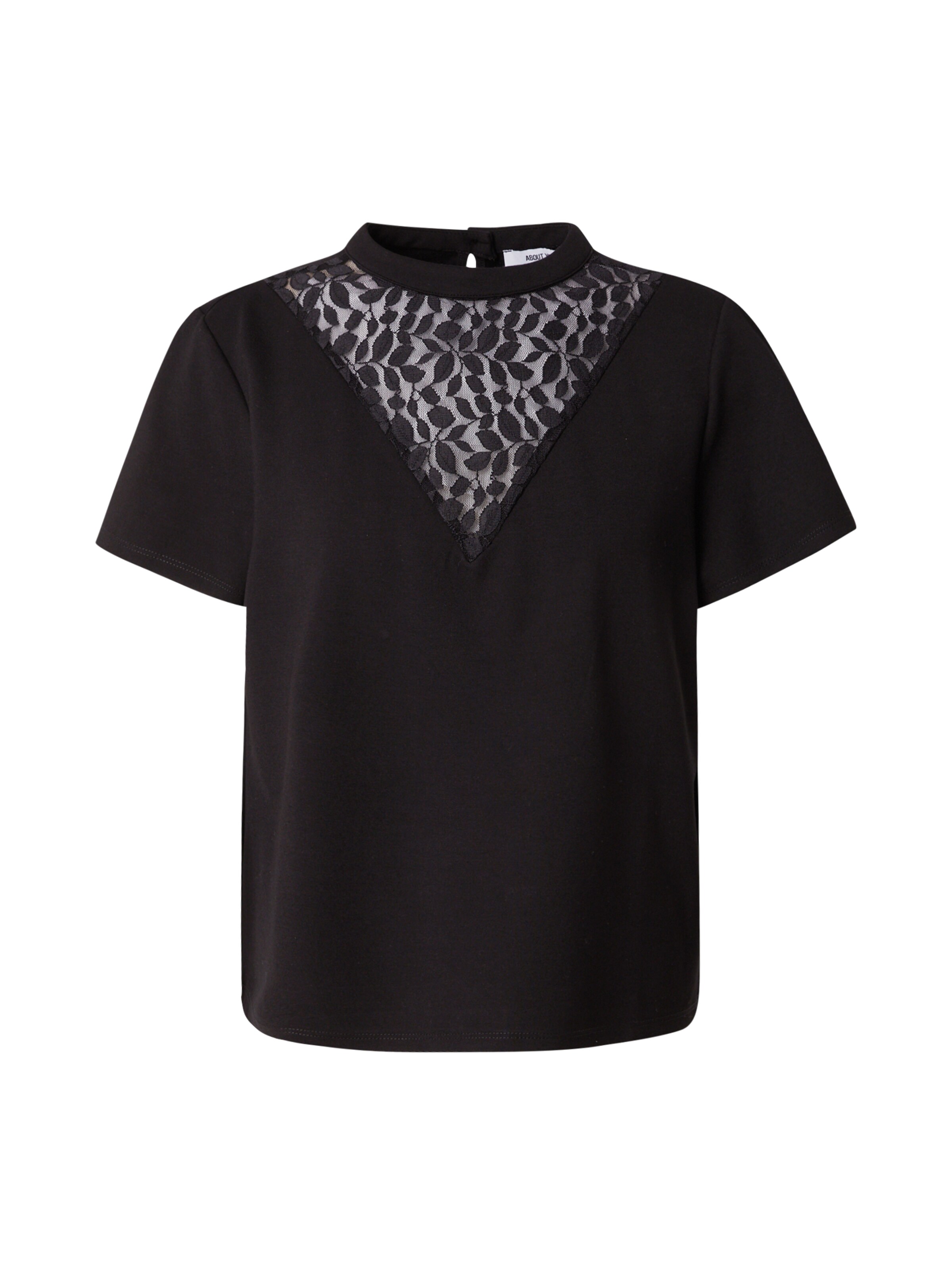 T-shirt 'Desiree' ABOUT YOU en noir : devant