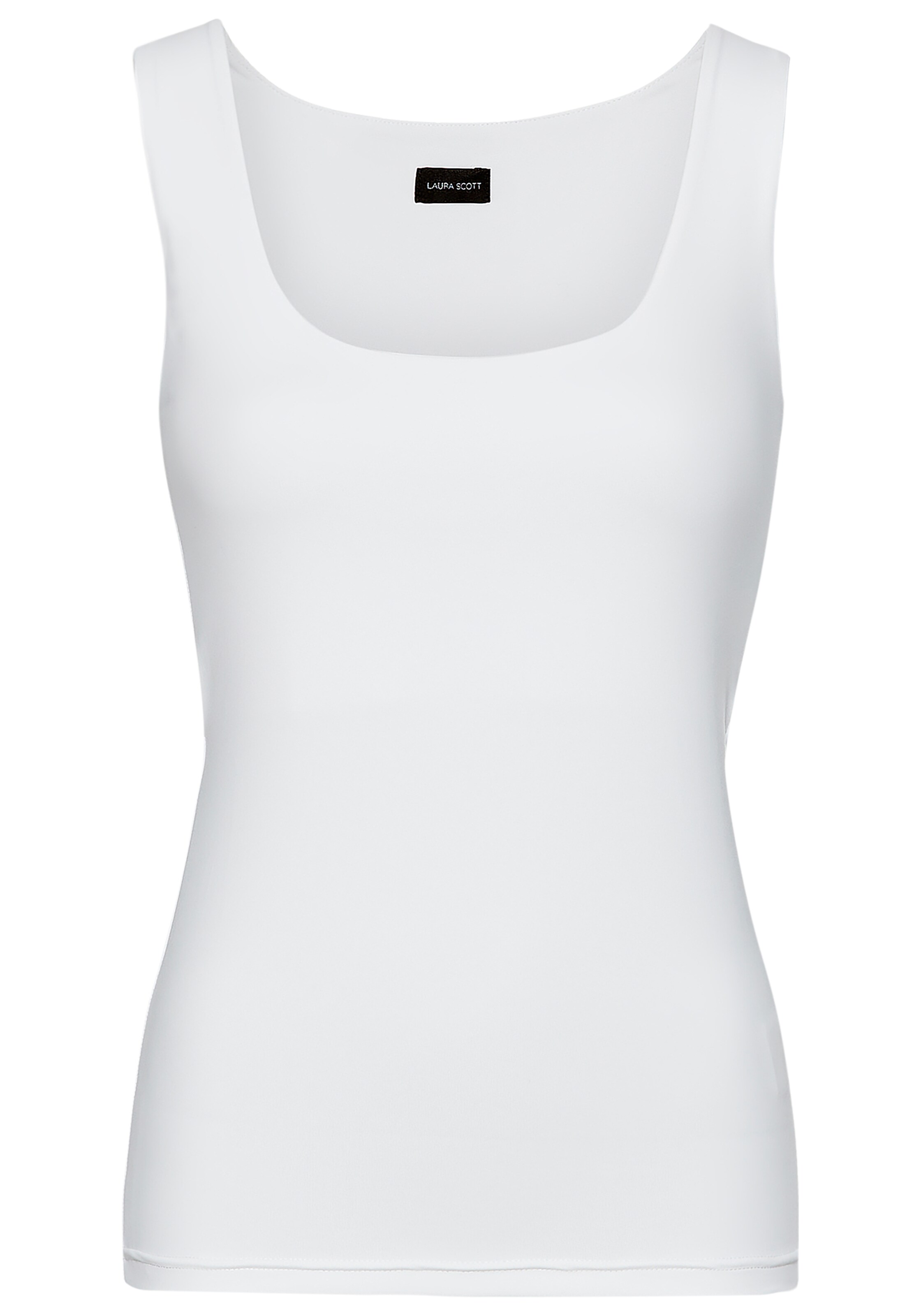 LAURA SCOTT Top in White: front