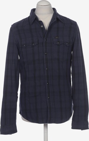 Lee Button Up Shirt in M in Blue: front
