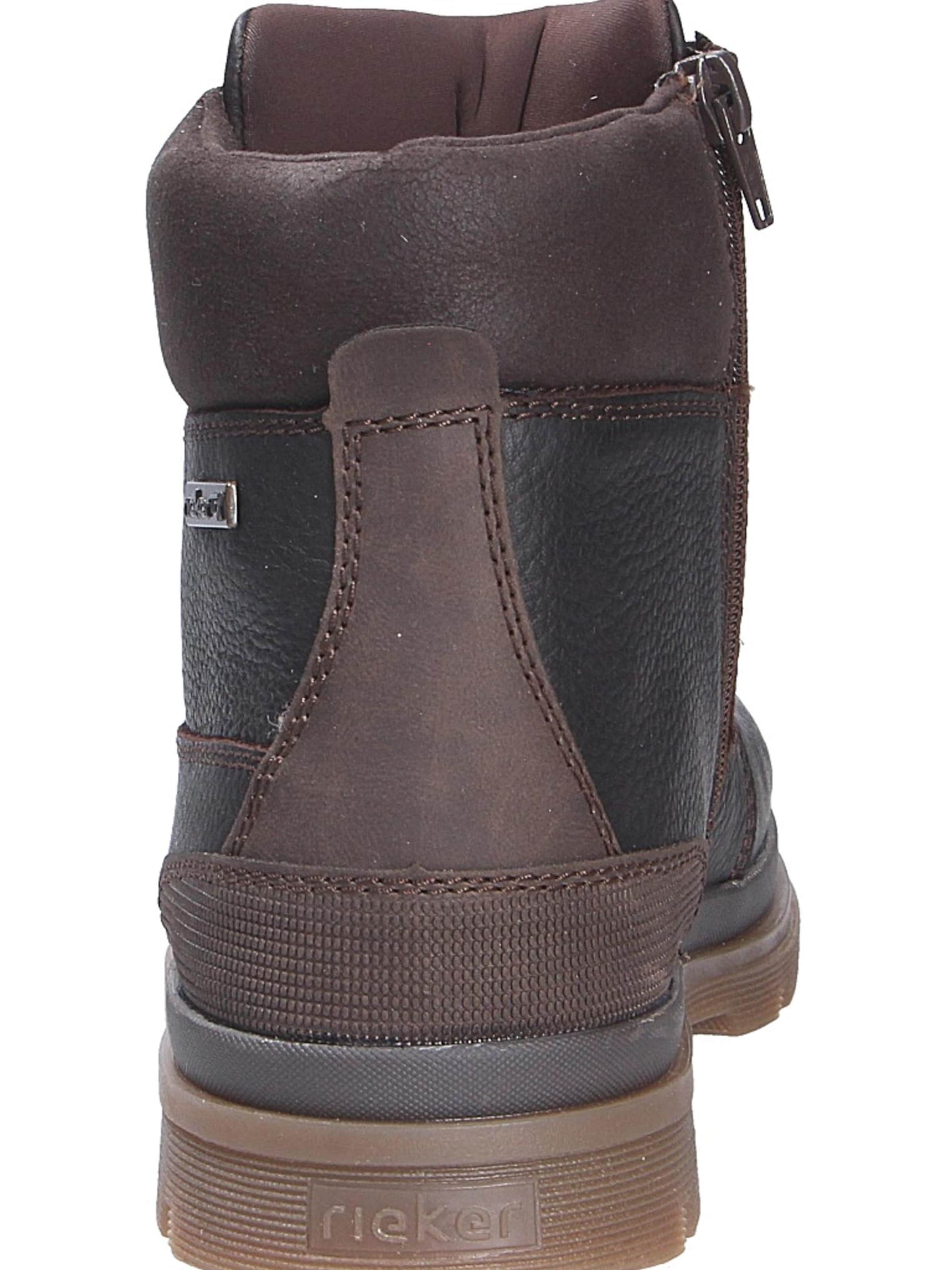 Bottines à lacets Rieker en marron