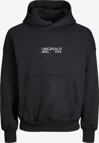 JACK & JONES - Sudadera en negro: frente