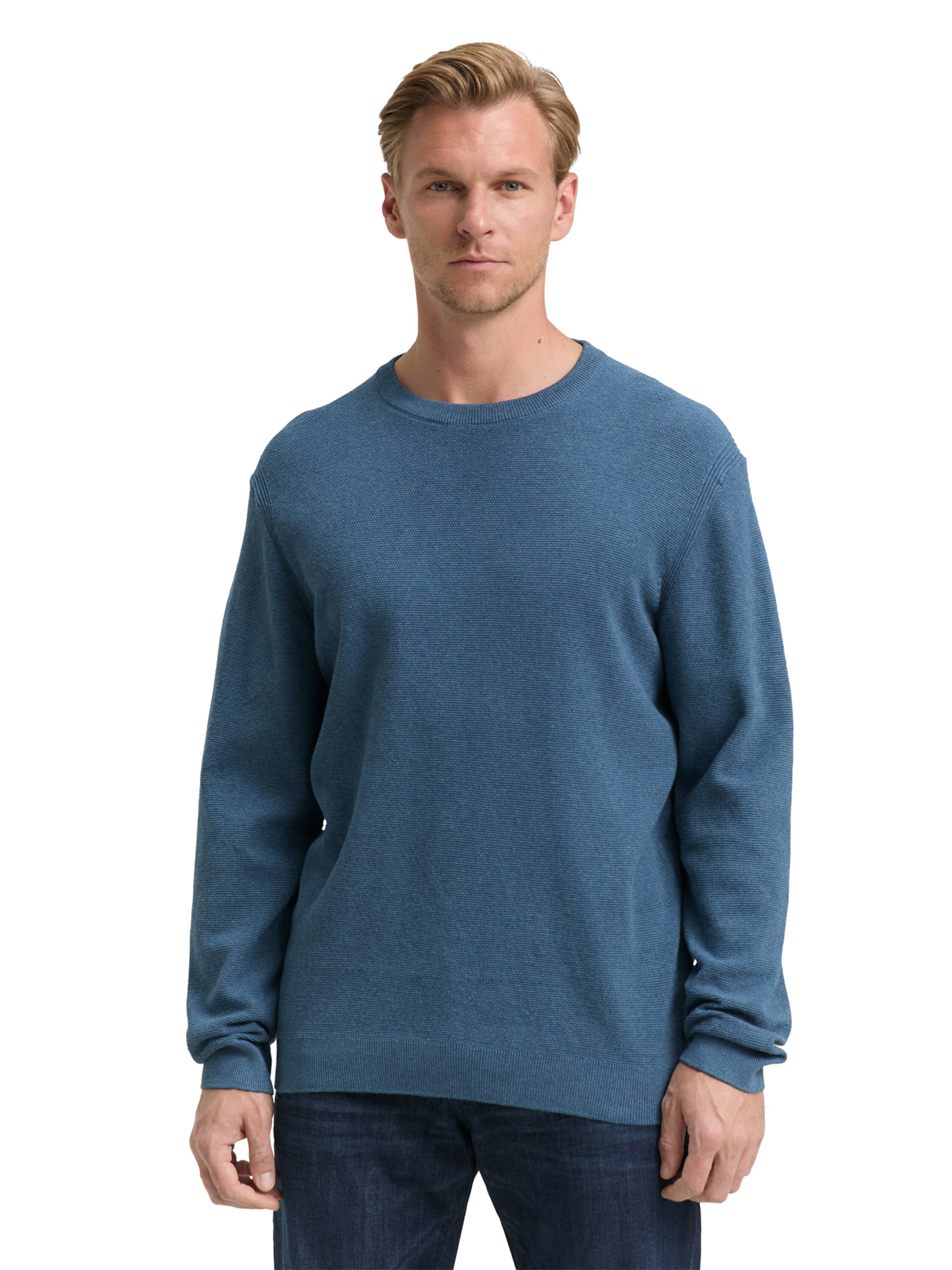 Pull-over TOM TAILOR en bleu : devant