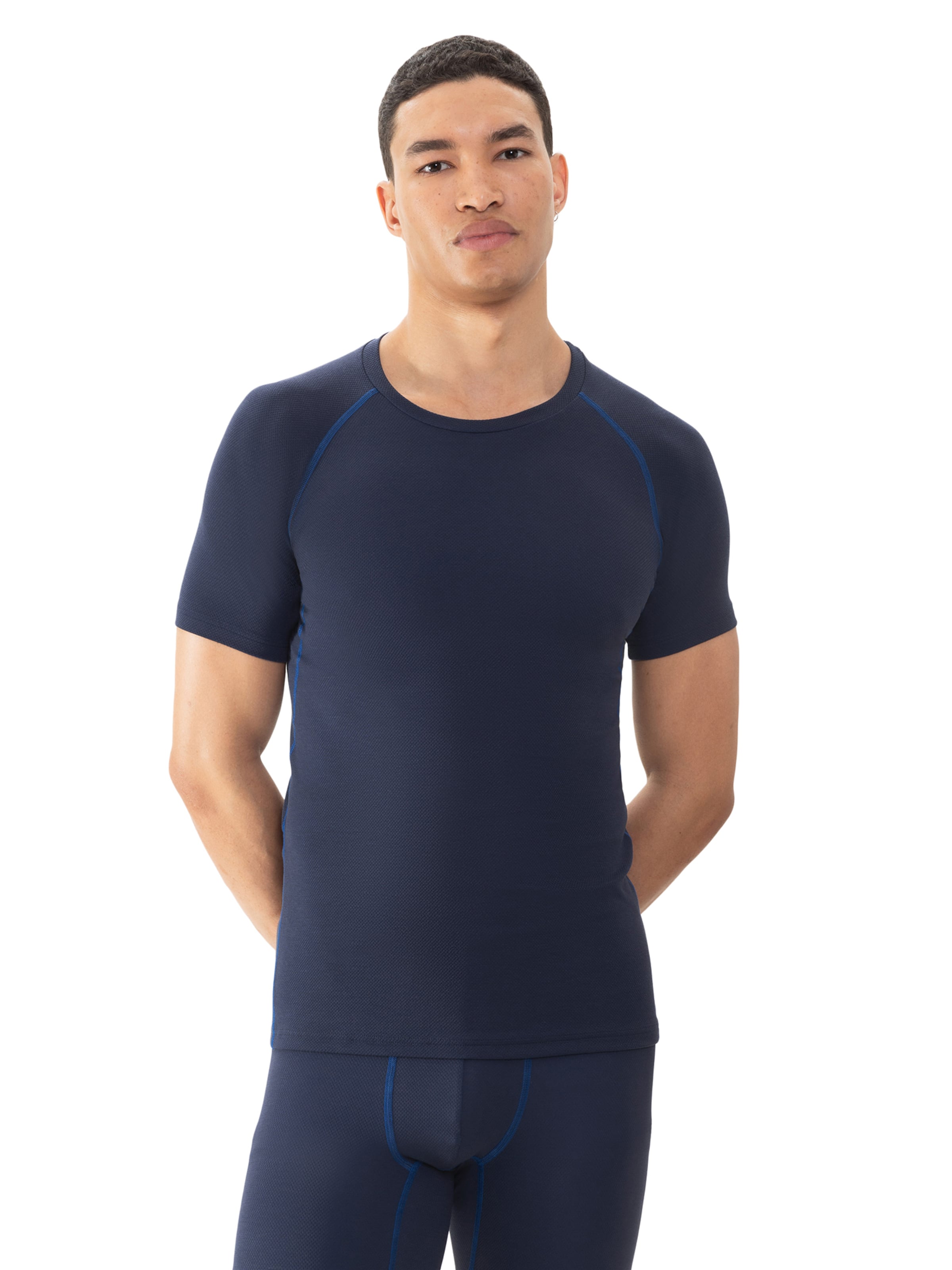Maillot de corps 'High Performance' Mey en bleu : devant