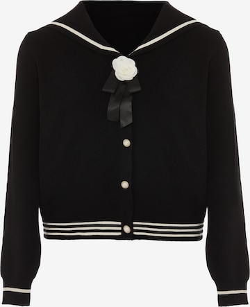 NAEMI Knit cardigan in Black: front
