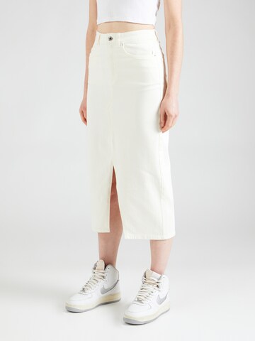 VERO MODA - Falda 'VERI' en blanco: frente