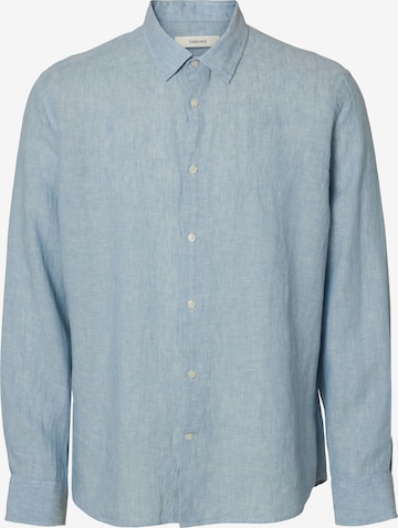 SELECTED Skjorte ''SLHKYLIAN' i blå: forside