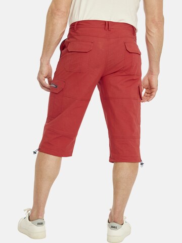 Jan Vanderstorm Regular Cargo trousers 'Hellfried' in Red