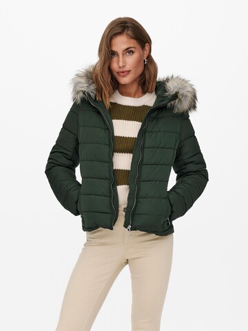 ONLY Winter Jacket in Green: front