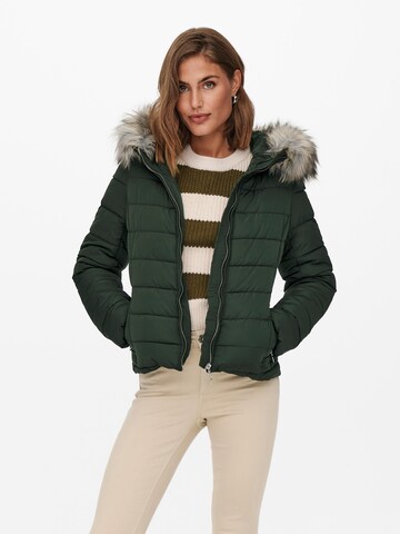 ONLY Winter jacket in Green: front
