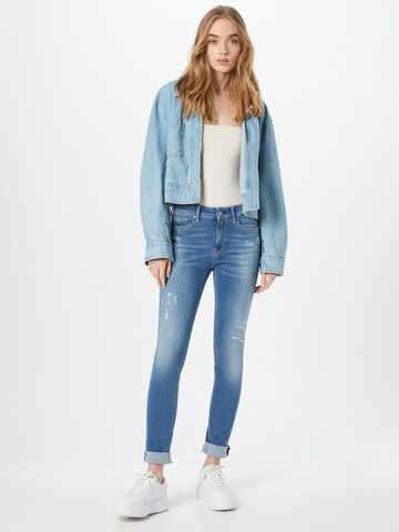 REPLAY Skinny Jeans 'Luzien' in Blau