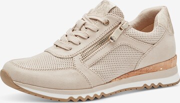 MARCO TOZZI Sneakers laag in Beige: voorkant