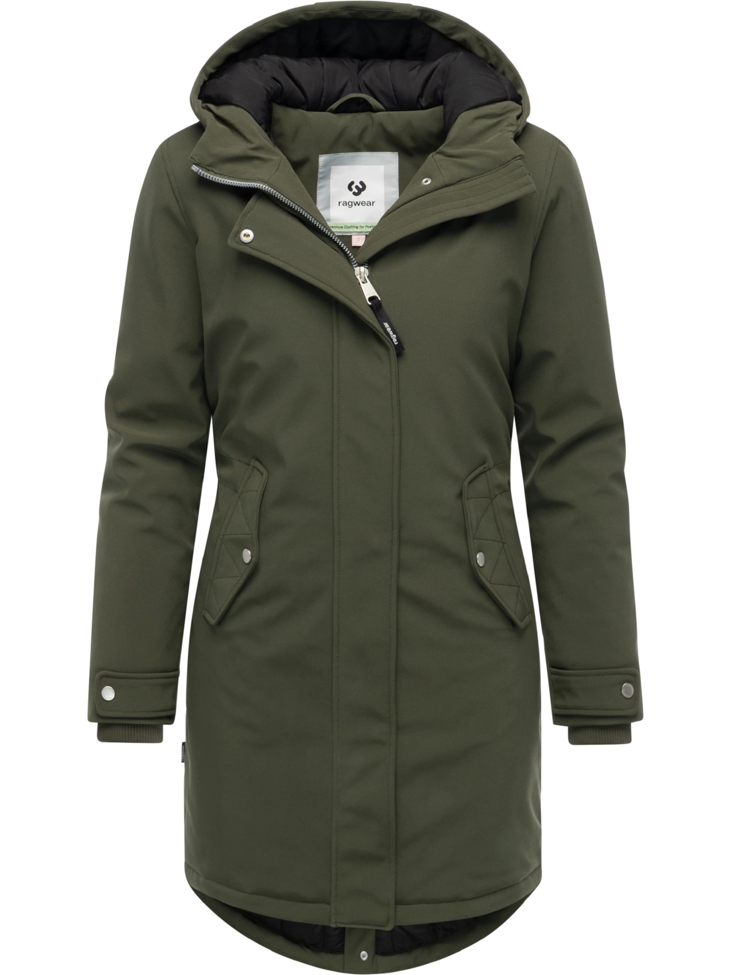 Manteau d’hiver 'Itiga' Ragwear en vert : devant