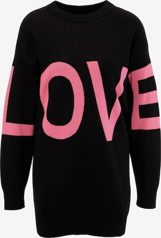 Aniston CASUAL Pullover in Schwarz: Vorderseite