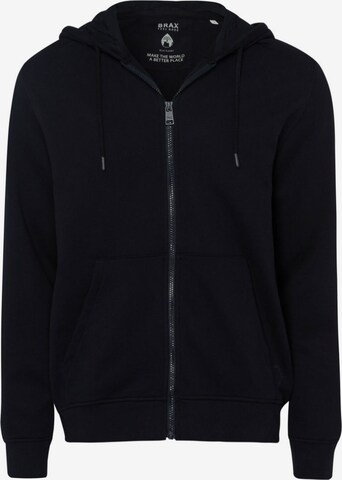 BRAX Zip-Up Hoodie 'SAMMY' in Blue: front